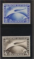 GERMANY #C38 & #C39 MINT FINE-VF H