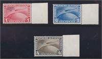 GERMANY #C43, #C44 & #C45 MINT FINE-VF NH