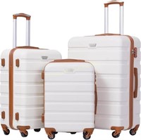 Coolife Luggage 3 Piece Set (20in24in28in)