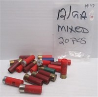 (20) Mixed 12 gauge shells.