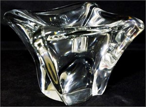 Daum France Freeform Glass Piece 4x4x4