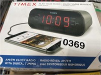 TIMEX ALARM CLOCK RETAIL $30