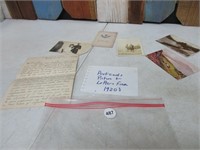 Postcards, Photos & Letter from 1920's