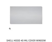 077-1012-0040A 40 mil replaceable Cover Window