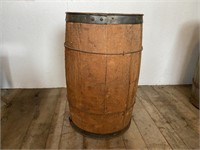 Small Wooden Barrel - No Top
