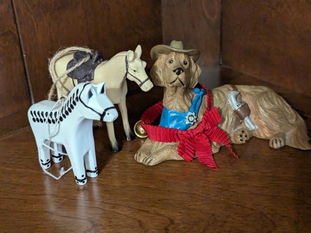 DOG & HORSE FIGURINES