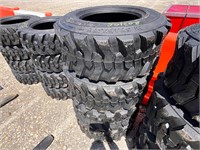 QTY 4- 12-16.5 SKS1 Skid Steer Tires