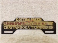 Vintage Chattanooga TN Cotton Patch Tag Topper
