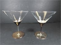 Vera Wang Martini goblets