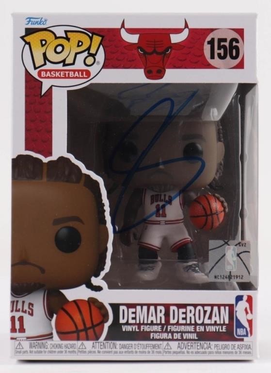 DeMar DeRozan Signed Bulls #156 Funko Pop! Vinyl F