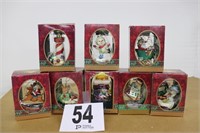 (8) Collectible Ornaments