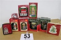 (9) Collectable Ornaments