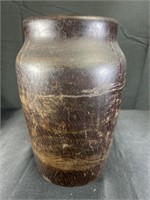 Reclaimed carved Wood Vase