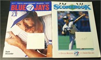 1986 & 1988 Toronto Blue Jays Scorebook Magazines