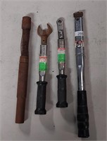 4 ASSORTED TORQUE WRENCHES
