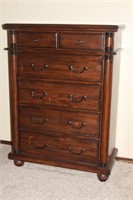 Five Drawer Dresser with Molded Top