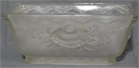 Fenton Art Glass Satin Glass Planter 4.5x10