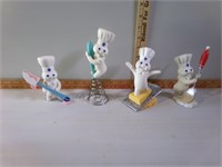 4 Pillsbury figurines