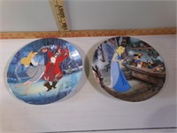 2 Disney collector plates