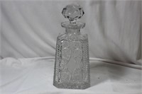 An American Brilliant Cut Glass Decanter