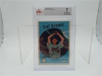 Hal Brown Baltimore Orioles baseball card GRADED