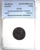 253-268 AD Gallienus NNC AU58 AE Antoninianus