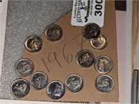 1967 $0.05 cent coins