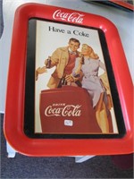 Metal Coca Cola tray