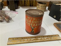 vintage MJB Co's Aladdin Coffee Tin