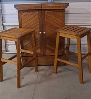 Patio Bar w/ Bar Stools