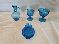 Imperial and Kawahna Blue Art Glass