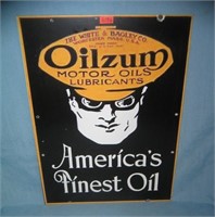 Oilzum motor oil retro style advertising sign