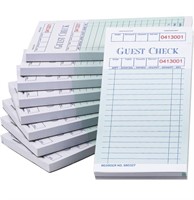 New Guest Checks Server Note Pads With Thank You