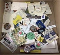 Vintage Postcards, Buttons, View Master Reels