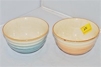 (2) Gibson Bowls