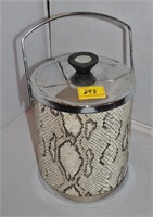 Snakeskin Design Ice Bucket