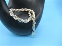 Sterling Rope Bracelet