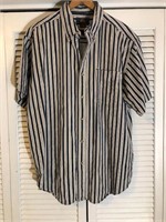 VINTAGE ROUTE 66 STRIPED SHIRT XL