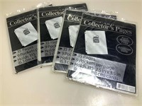 4 NIB Card Collector’s Pages