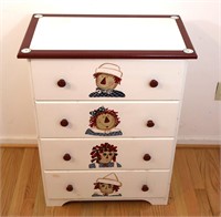 Raggedy Ann Dresser & Child's Student Desk