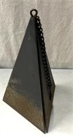 Vintage triangular metal  bell