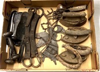 Antique irons/vintage collectibles