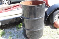 50 Gallon metal Drum for burn barrel or storage