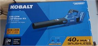 Kobalt 40v 520cfm Leaf Blower Kit