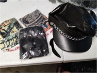 Biker Hat, 2 Tattoo Sleeves & Belt Bag
