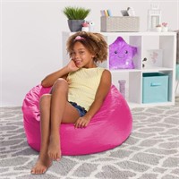 Posh Creations, Large Bean Bag Chair-Pink