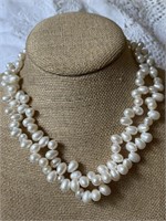 Sterling Silver & Freshwater Pearl Necklace