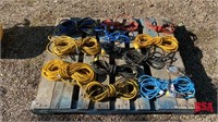 Qty of Misc. Extension Cords & Trouble Light