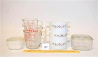 Glass Measuring Cups including Pyrex, (2)
