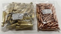 30 Cal 210 Gr Bullets & 30-06 Brass Shells